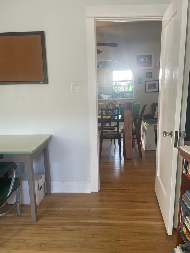 The room is right off the dining room. - 6619 Willoughby Ave
