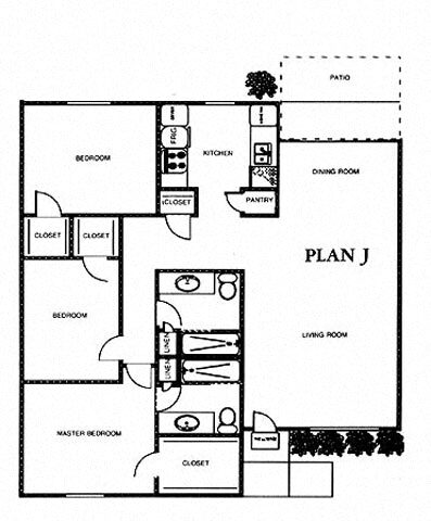 Floorplan - Braeswood Oaks Apartments