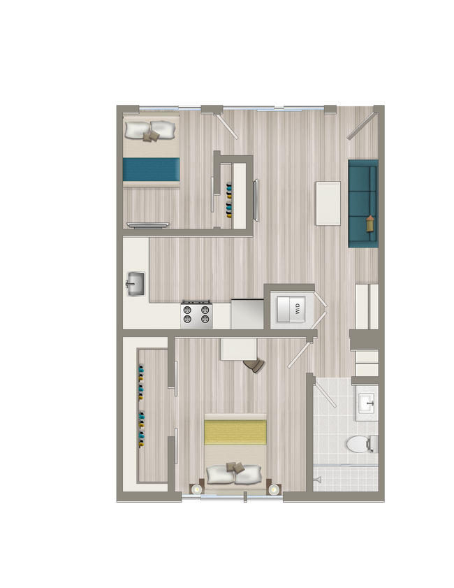 Floorplan - Euclid Street Apartments
