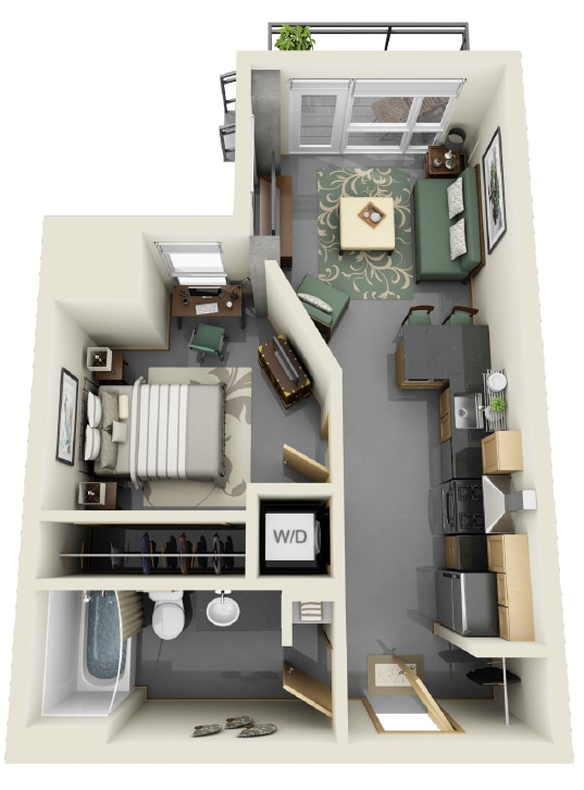 Floorplan - Solhavn Apartments