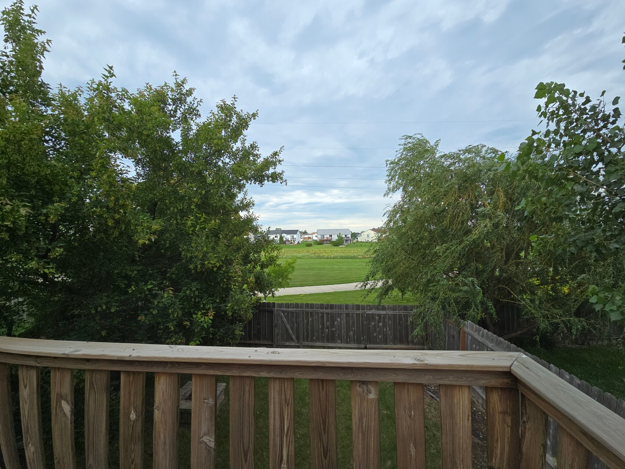 View of Green Space from Deck - 994 38 1/2 Ave W