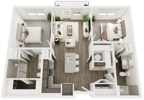 Floorplan - The Luxe at Las Colinas - Adult Active Living