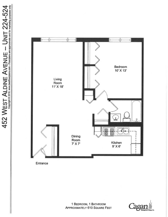 Floorplan - 452 W. Aldine
