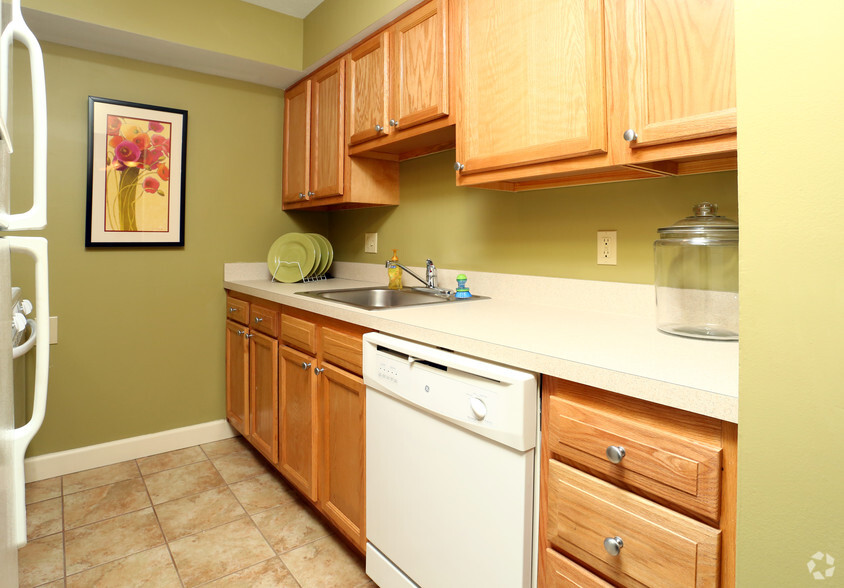 2 Bedroom Model - Kitchen - Regency Apartments