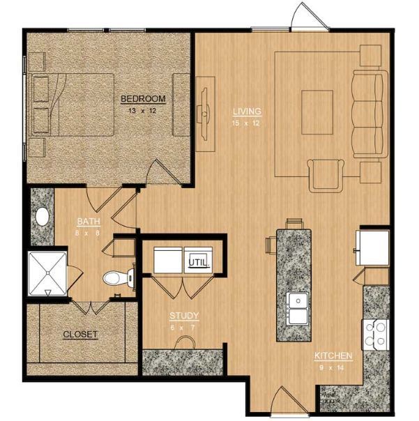 Floorplan - Magnolia at Bishop Arts