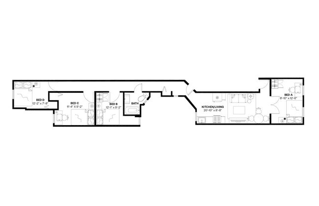 Building Photo - Room in Shared 4 bed/1 bath home