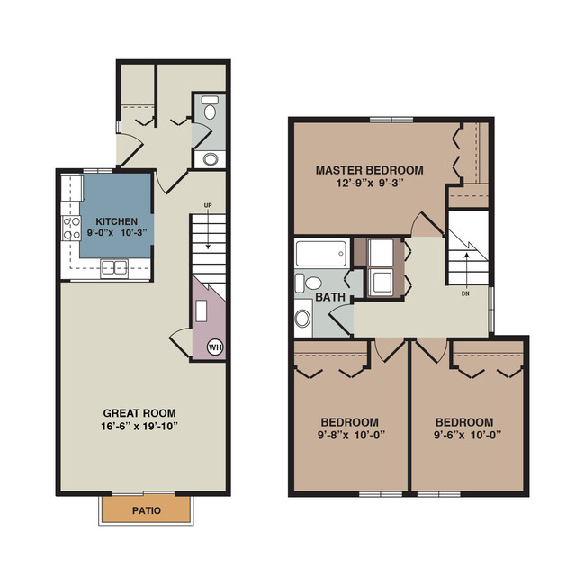 Floorplan - Cedar Terrace Townhomes