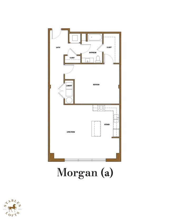 Morgan (a) - 1x1 - Allegheny City Stables Lofts