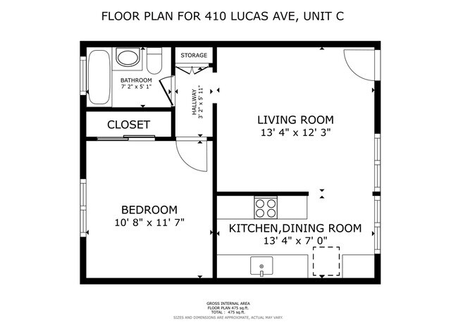 UNIT C - 410 Lucas Ave.