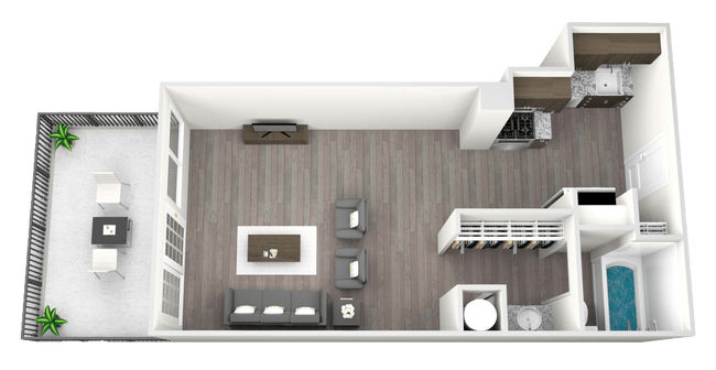 Floorplan - 230 West Alabama Apartments