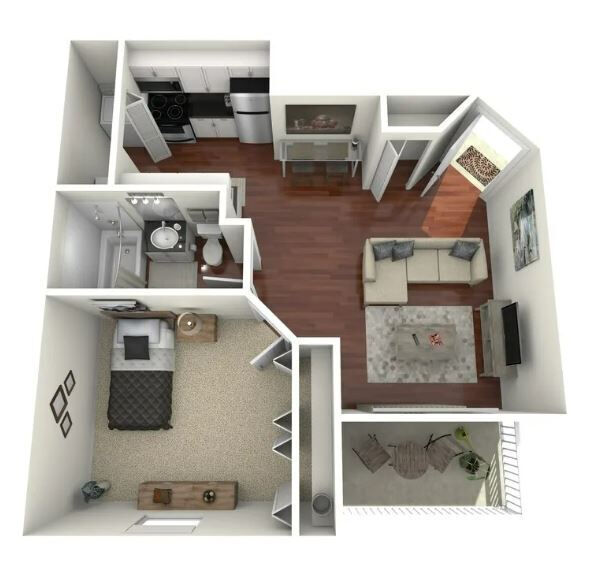 Floorplan - Buffalo Creek Apartments
