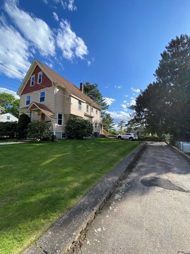 Private driveway on right side. - 284 Central St