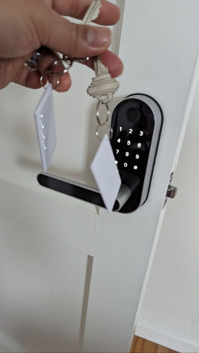 Electronic smart door lock for both bedrooms - 667 40th St