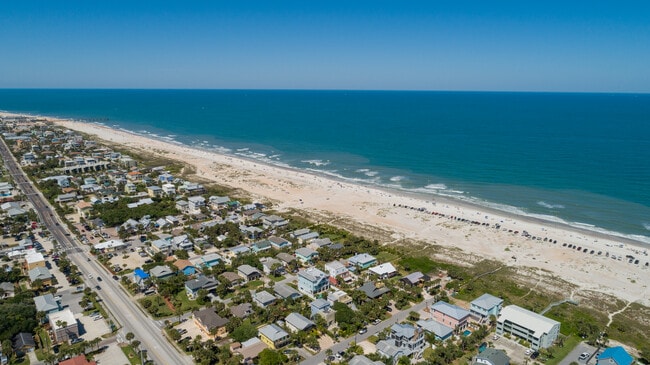 Ariel view of St Augustine beach - 208 C St