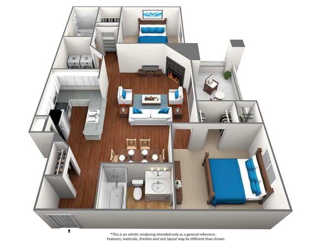 Floorplan - University Ridge Apartments