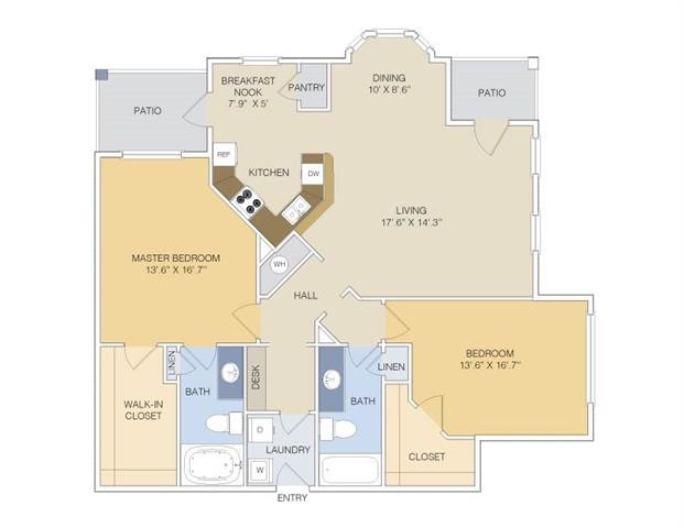 Floorplan - Artesian on Westheimer