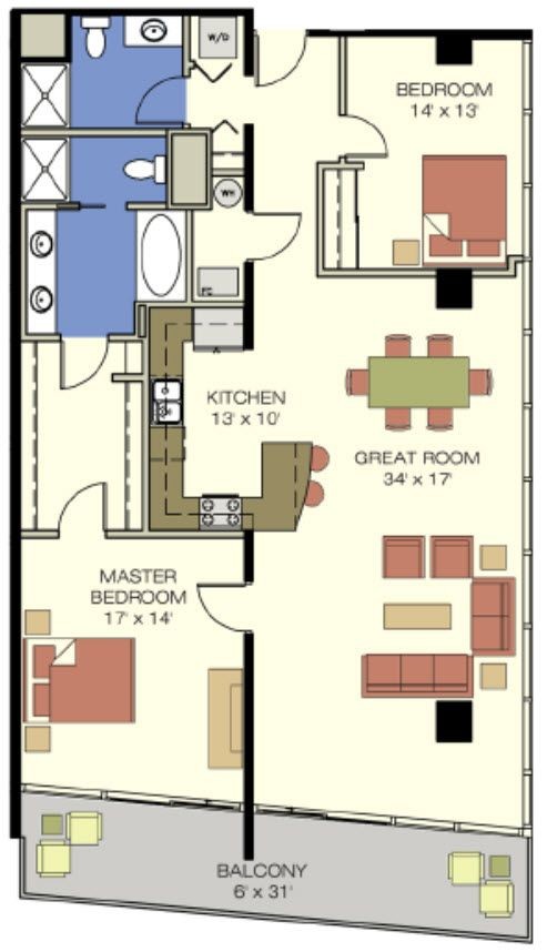 Floorplan - The VUE at Lake Eola