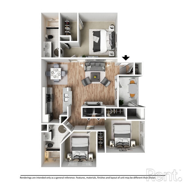 Floorplan - Larkin Apartment Homes