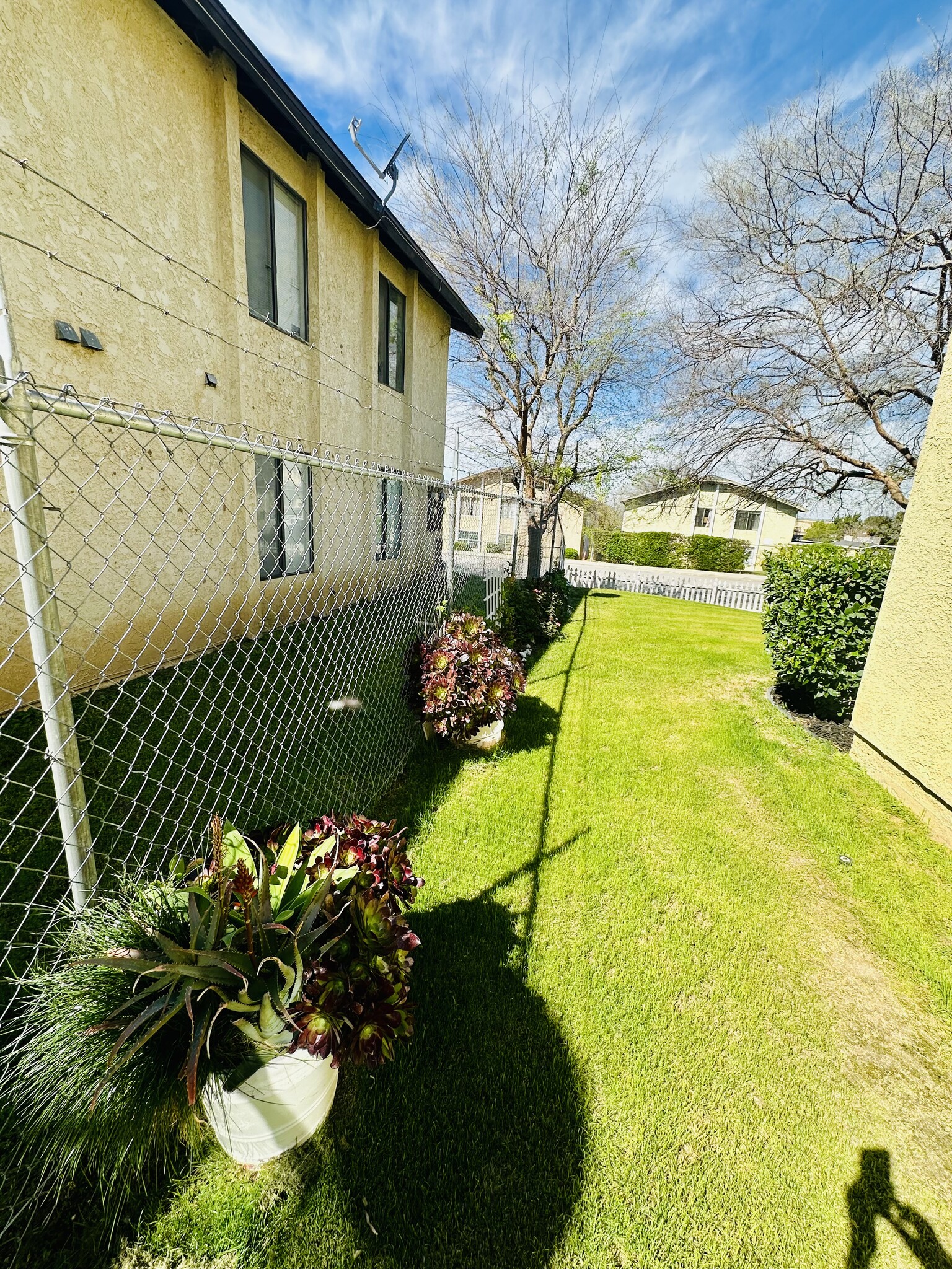 back of the fourplex - 6005 Hill Dale Ct