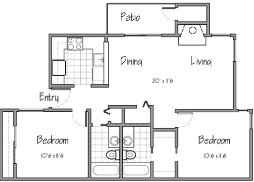 2BR/2BA - Totem Lake Heights