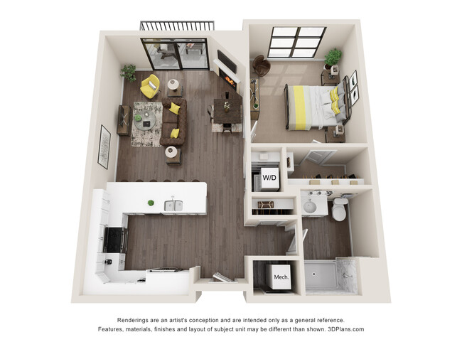 Floorplan - Encore @ White Oaks Apartments