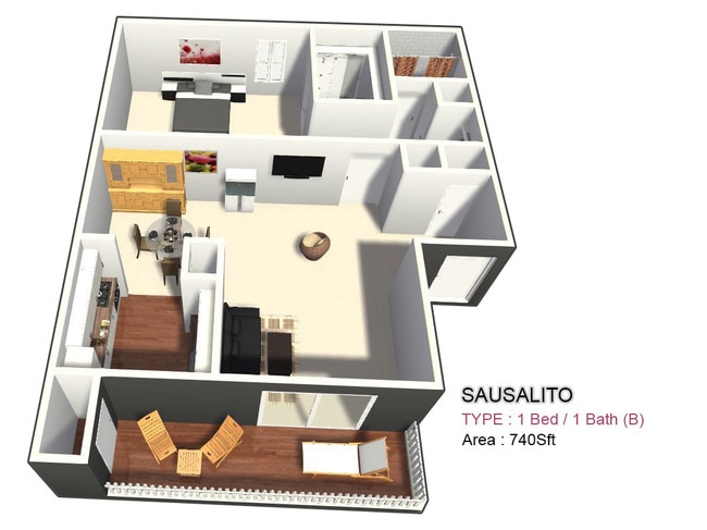 One Bed / One Bath - Sausalito
