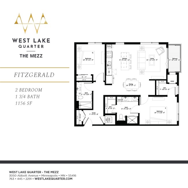 Floorplan - The Mezz at West Lake Quarter