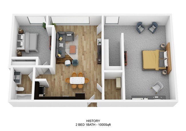 Floorplan - Schoolhouse Flats Apartments