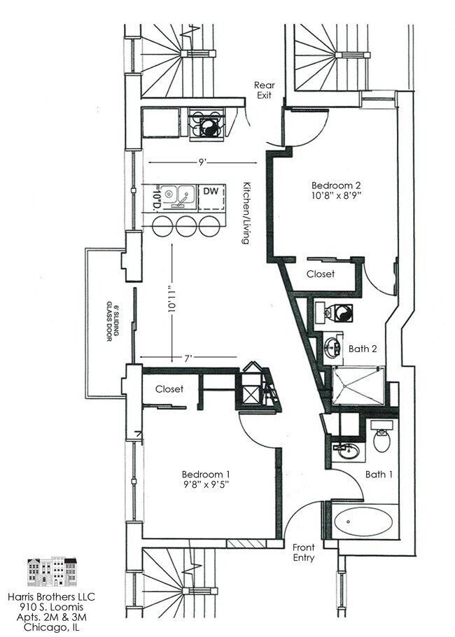 Floorplan - Harris Point Chicago