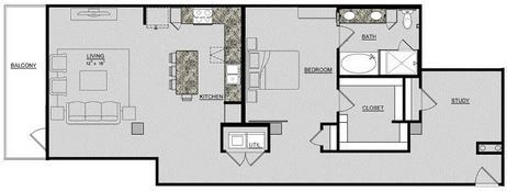 Floorplan - Magnolia Lofts on Vickery