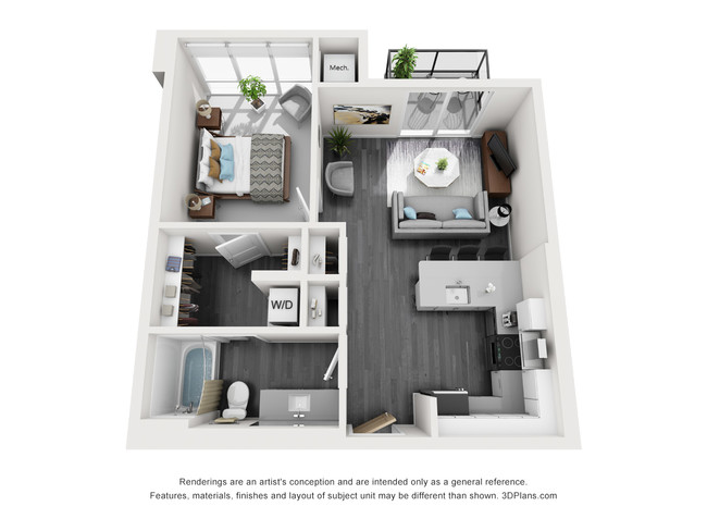 Floorplan - Green on 4th