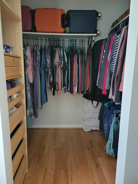 walk in closet in master BR - 8451 Ararat Ct