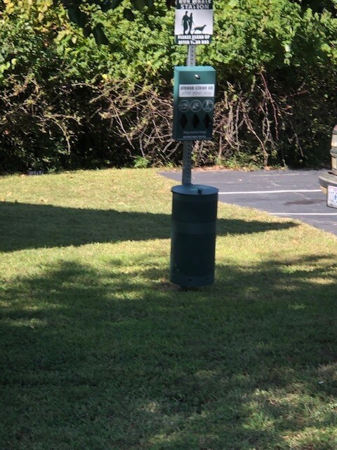 Dog waste station and walking areas - 1699 Cherokee Rd