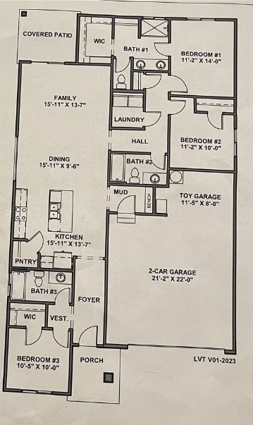 Mirror Image Floor Plan - 1362 S Gulch Ln