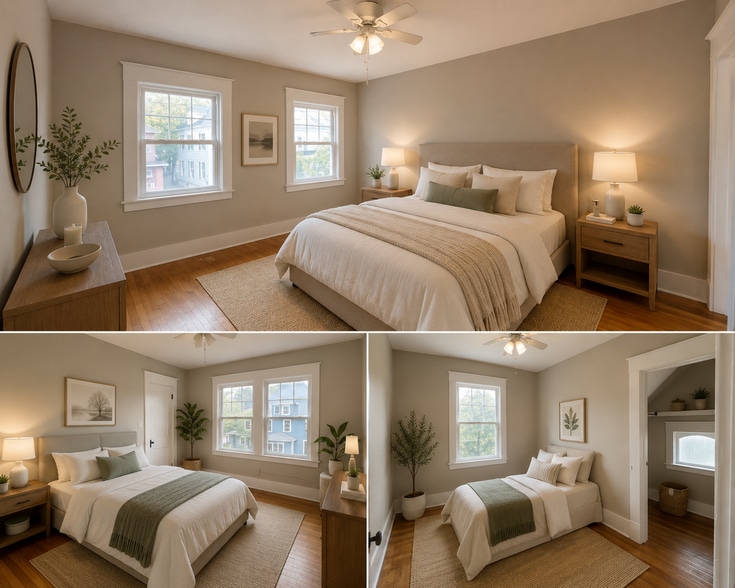 * Virtually staged for illustrative purposes. Furniture and decor not included. - 139 N Indiana Ave