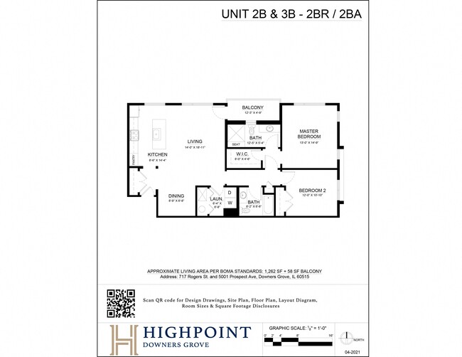 Floorplan - HIGHPOINT Downers Grove on Rogers