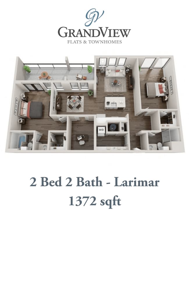 Floorplan - GrandView Flats and Townhomes