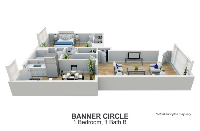Floorplan - Banner Circle Apartments