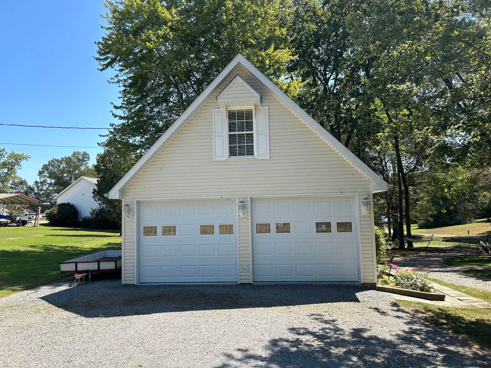 Garage front - 56 Panorama Dr