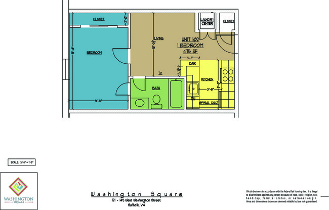 Floorplan - Washington Square