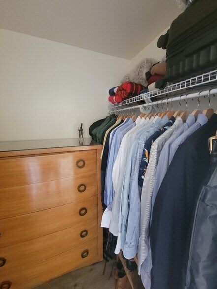 Walk-in closet in bedroom 1 - 555 Massachusetts Ave NW