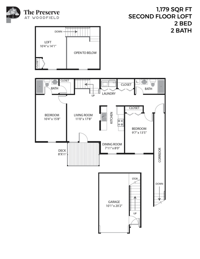 Floorplan - The Preserve at Woodfield