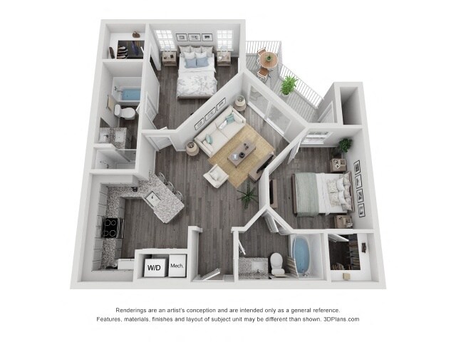 Floorplan - MainSail Apartments at Marco Shores
