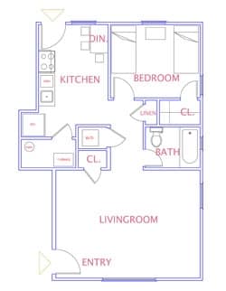 1BR/1BA - The Bluffs at Brush Creek