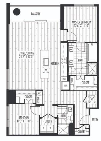 B1 Floor Plan - The Residences at La Colombe d'Or