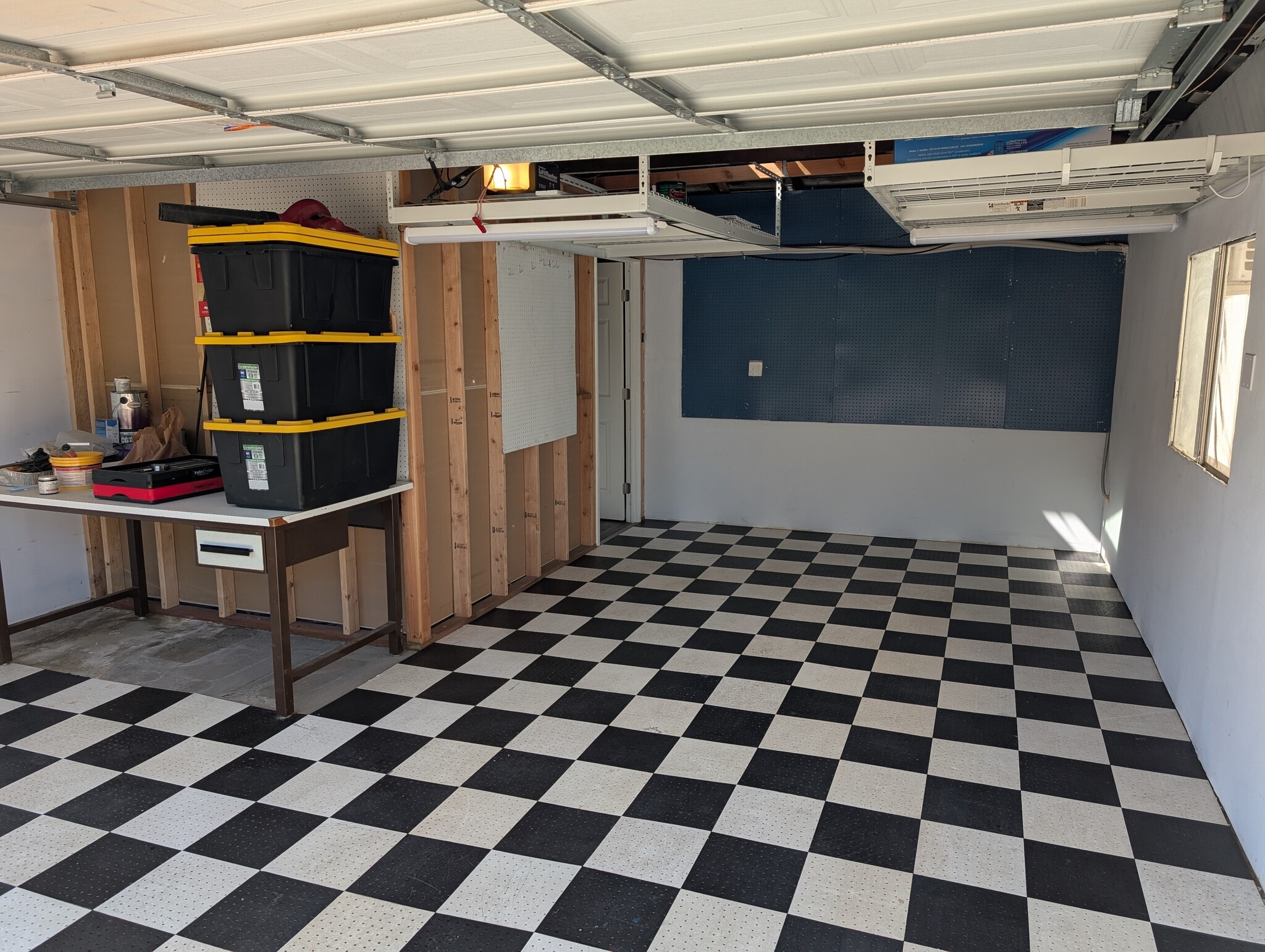 Garage with parking for one car, workbench, and plenty of storage space - 4828 Sawtelle Blvd