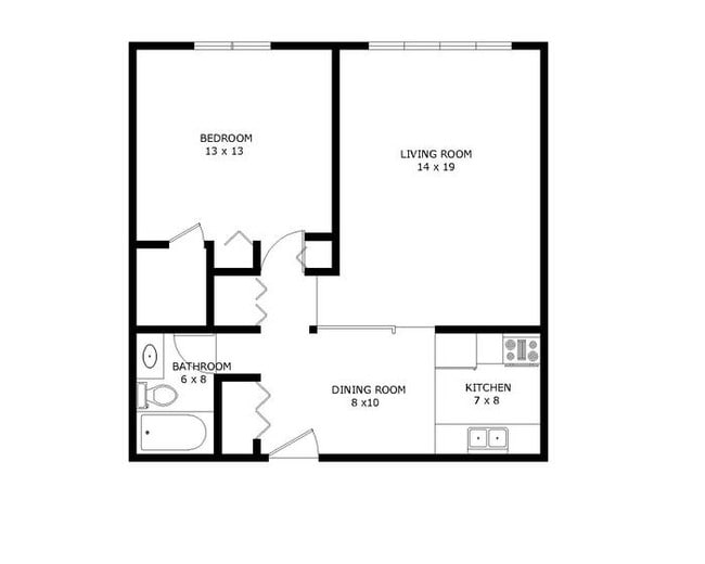 1BR/1BA - Larpenteur Manor Apartments