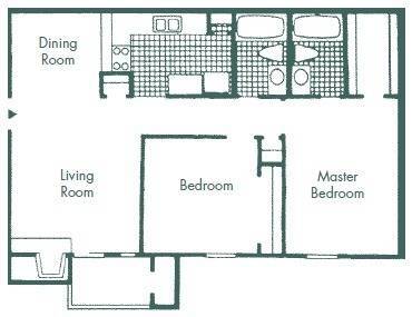 Westwind 2-2 876 SF - West Wind Apartments
