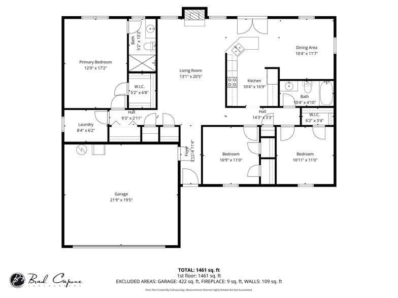 floor plan - 1453 Chessingham Dr