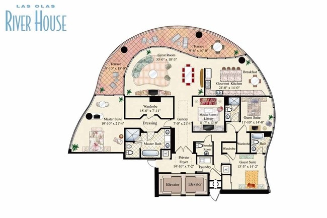 2BR/2BA - Las Olas River House